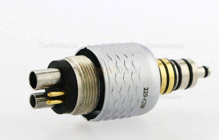 YUSENDENT CX229-GW Dental LED Quick Coupling 6 Holes Fit W&H Roto Turbine Handpiece